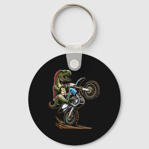 Mountain Motor Biking Dinosaur Motorcycle Sports L Key Ring
