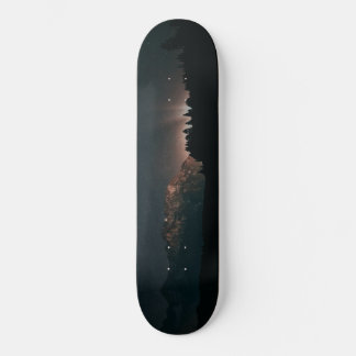 Mountain Night Skateboard