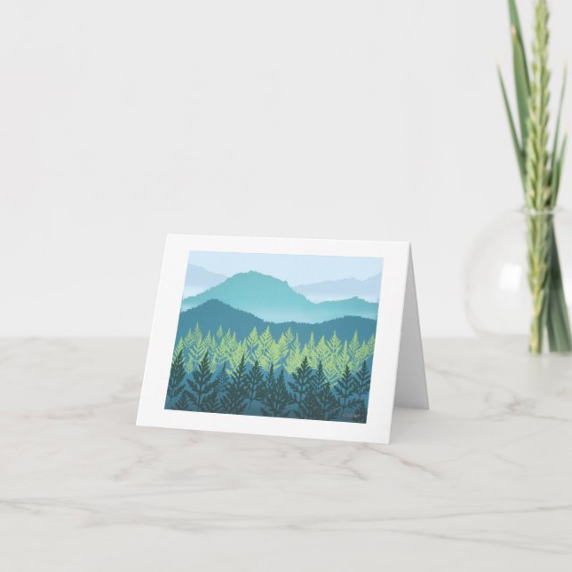 Mountain Nursery note card (Front)