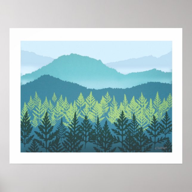 Mountain Nursery Poster (Front)