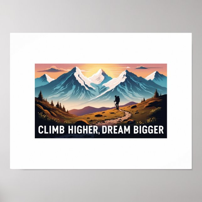 Mountain of Dreams POSTER CANVAS ART WALL DECOR (Front)