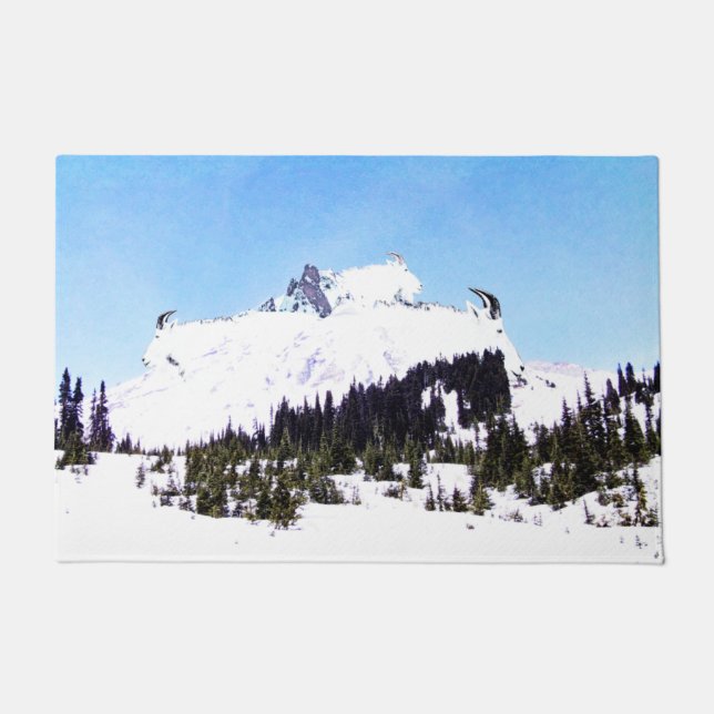 Mountain of Goats Doormat (Front)