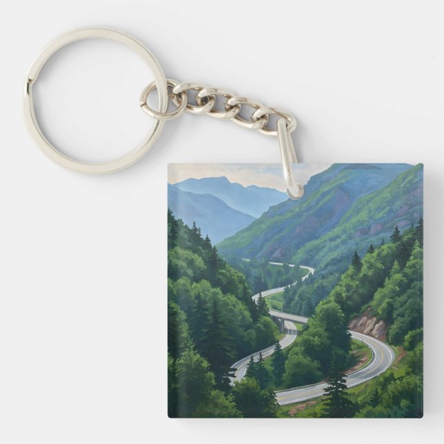 Mountain Pass Key Ring (Front)