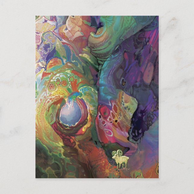 Mountain Pass~~~ Postcard (Front)