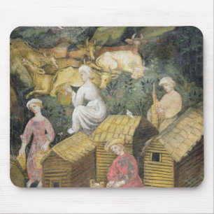 Mountain pastures mouse mat