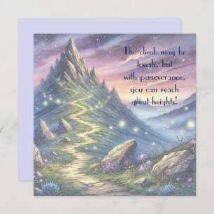 Mountain Path & Quote Card