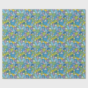 mountain patterns wrapping paper