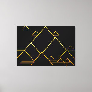Mountain Peak Minimalism Canvas Print