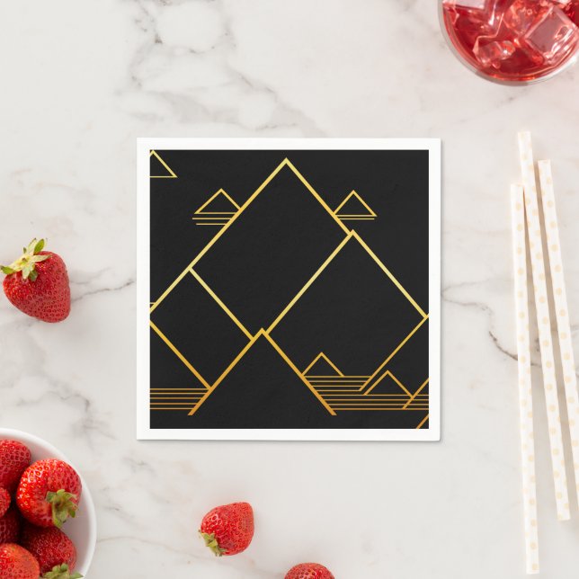 Mountain Peak Minimalism Napkin (Insitu)