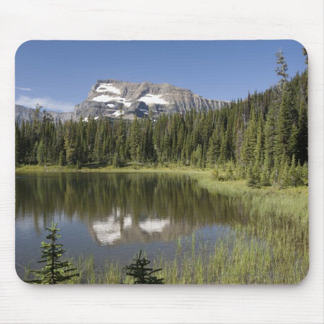 Mountain Peak Reflected In A Lake Mouse Mat (Front)