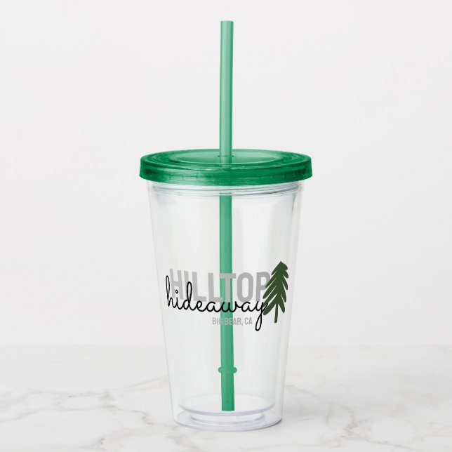 Mountain Pine Cabin Vacation Rental -  Acrylic Tumbler (Front)