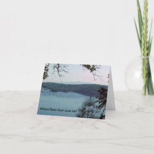 Mountain Poem Inspirational Card