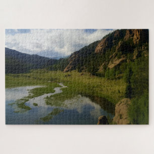 Mountain Pond Jigsaw Puzzle