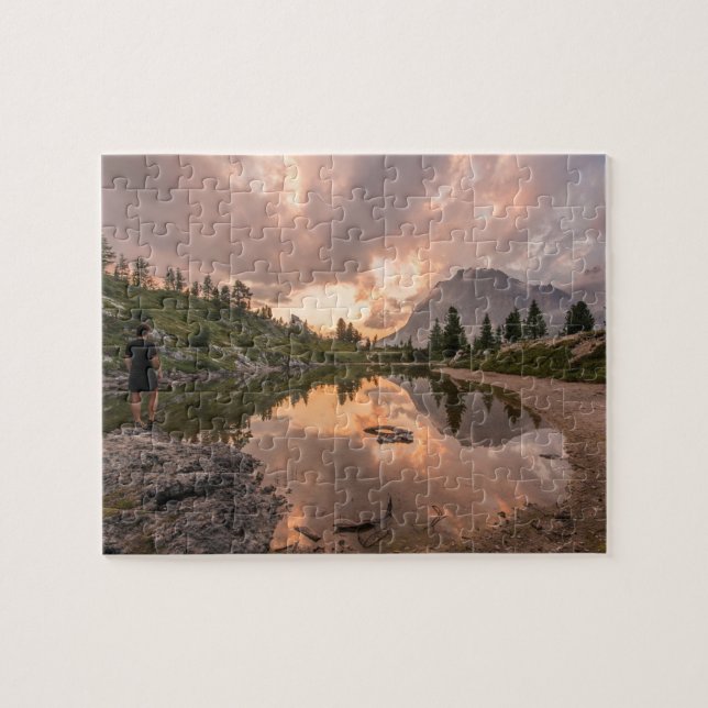 Mountain Pond photo puzzle (Horizontal)