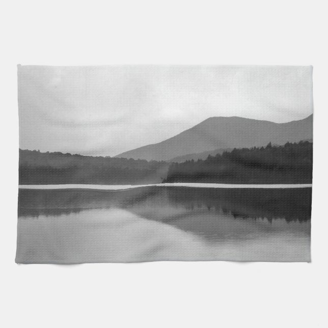 Mountain Pond Tea Towel (Horizontal)