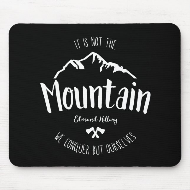 Mountain quote 2 mouse mat (Front)