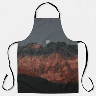 MOUNTAIN RANGE DURING DUSK APRON