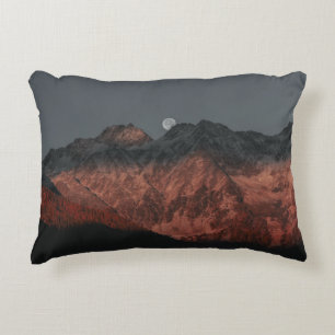 MOUNTAIN RANGE DURING DUSK DECORATIVE CUSHION