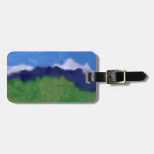 Mountain Range, Luggage Tag
