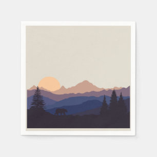 Mountain Range Napkin