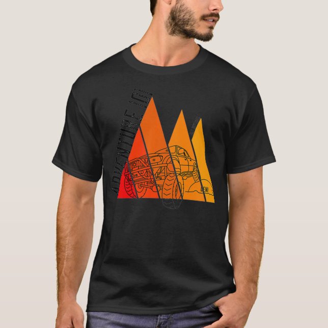 Mountain range Tacoma overland Premium T-Shirt (Front)