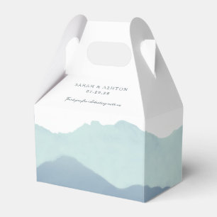 Mountain Range Wedding Favour Box