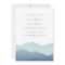 Mountain Range Wedding Invite