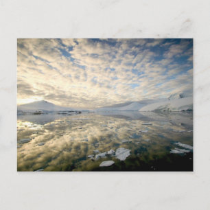 Mountain Ranges around Port Lockeroy with Postcard