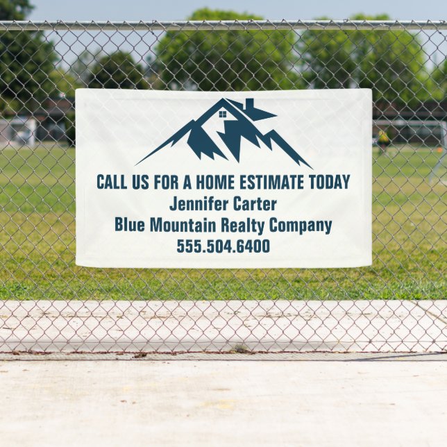 Mountain Real Estate Company Custom Marketing Banner (Insitu)
