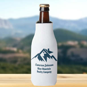 Mountain Real Estate Company Custom Marketing Bottle Cooler