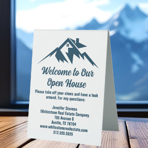 Mountain Real Estate Company Custom Open House