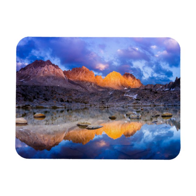 Mountain reflection, California Magnet (Horizontal)