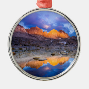 Mountain reflection, California Metal Tree Decoration