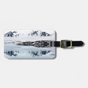 Mountain reflections, Norway Luggage Tag