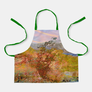 Mountain River Artistic Apron