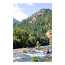 Mountain River Print