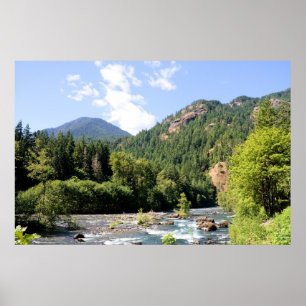 Mountain River Print