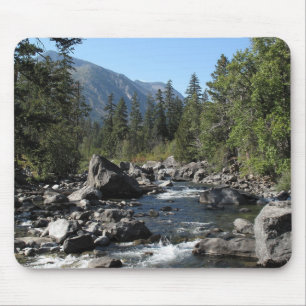 Mountain River Rugged Landscape Photo Mouse Mat