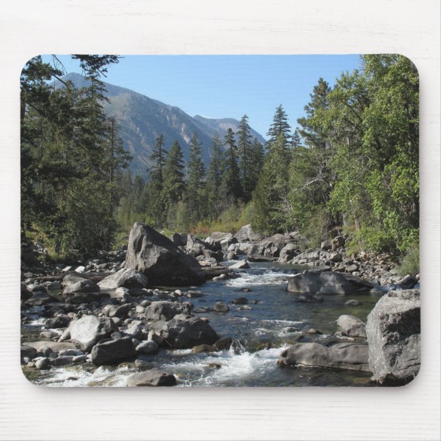 Mountain River Rugged Landscape Photo Mouse Mat (Front)