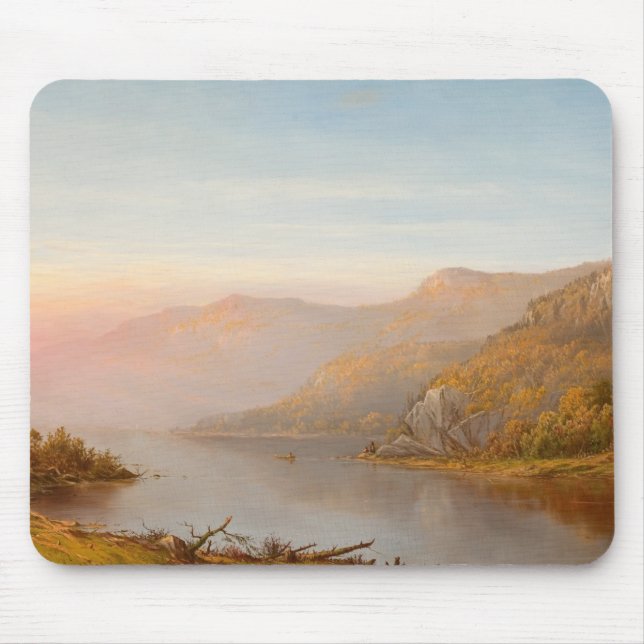 Mountain River Scene (Autumn of the Hudson) Mouse Mat (Front)