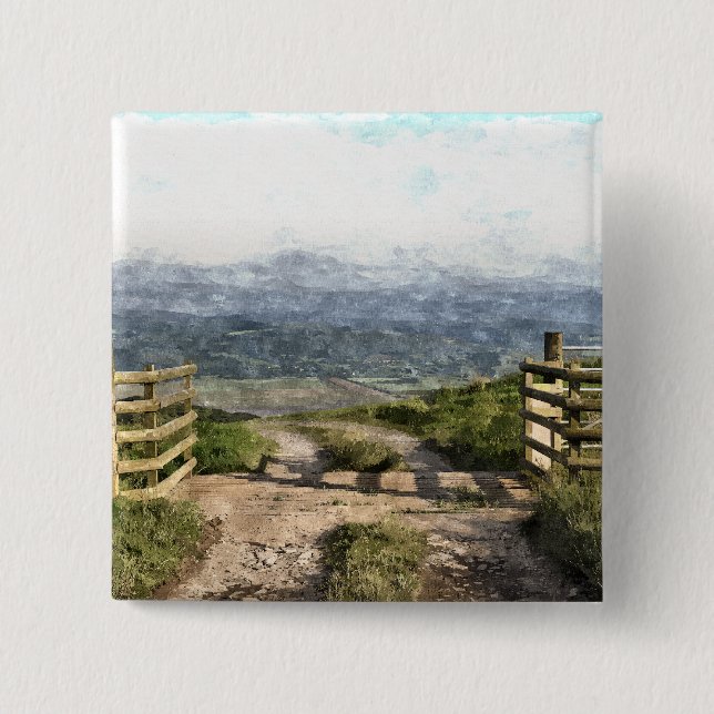 MOUNTAIN ROAD 15 CM SQUARE BADGE (Front)