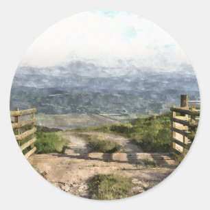 MOUNTAIN ROAD CLASSIC ROUND STICKER