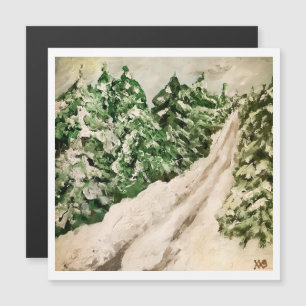Mountain Road in Winter