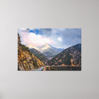 Mountain Road Photo Print | Scenic Canyon View