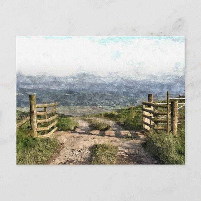 MOUNTAIN ROAD POSTCARD (Front)