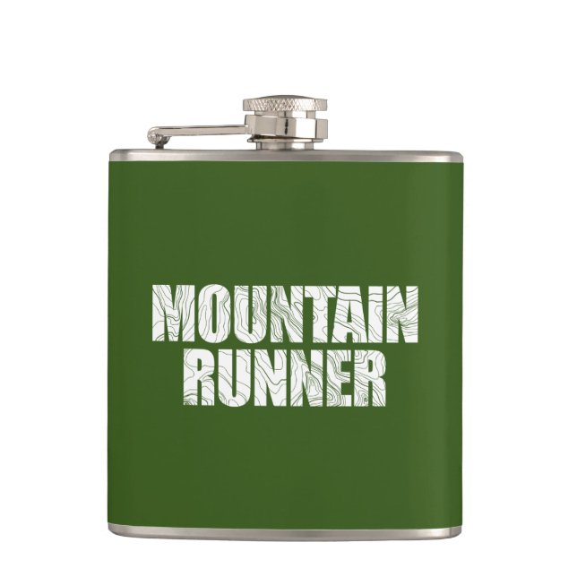 Mountain Runner Hip Flask (Front)