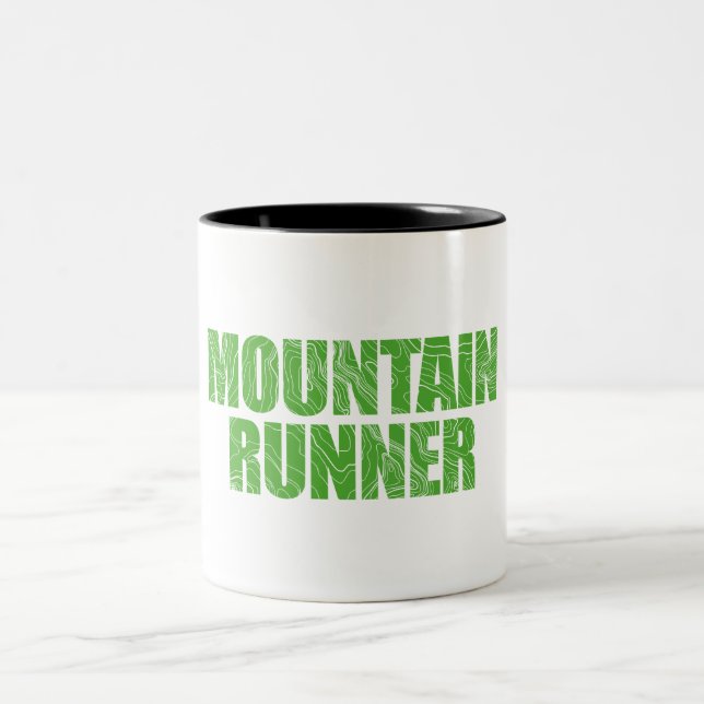 Mountain Runner Two-Tone Coffee Mug (Center)