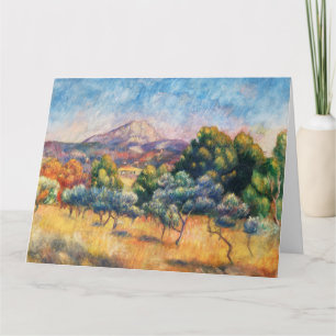 Mountain Sainte-Victoire Paysage by Renoir Card