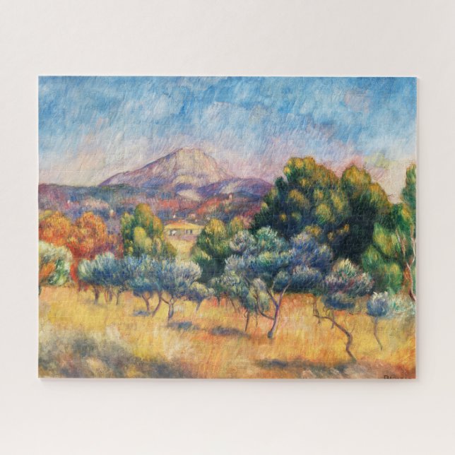 Mountain Sainte-Victoire Paysage by Renoir Jigsaw Puzzle (Horizontal)