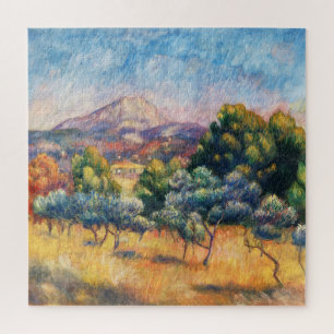 Mountain Sainte-Victoire Paysage by Renoir Jigsaw Puzzle